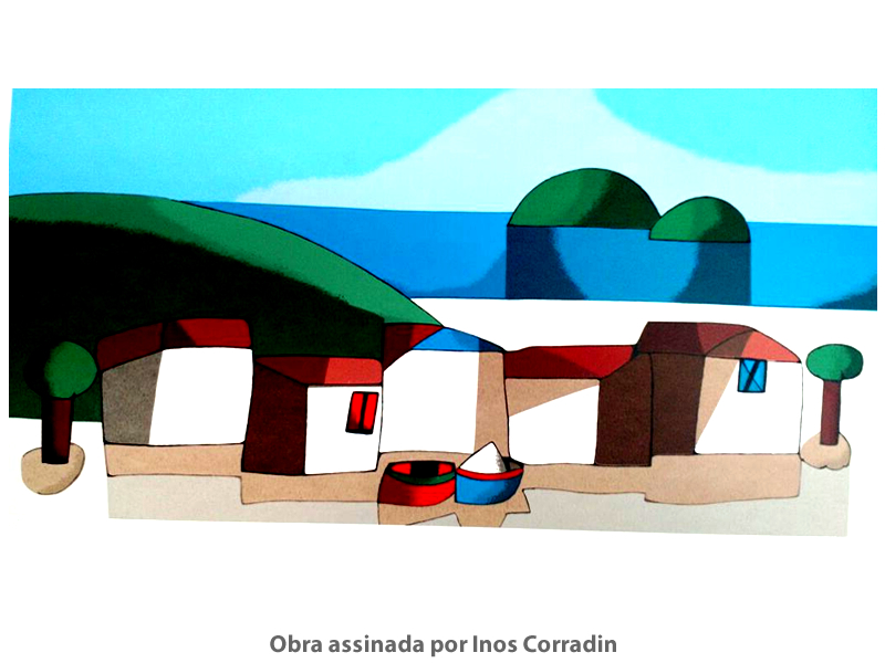 Obra: Vilarejo de Pescadores - Inos Corradin