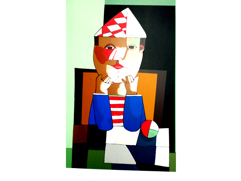 Obra: Equilibrista Sentado - Inos Corradin